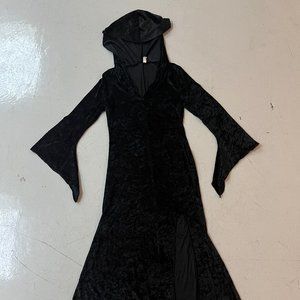 Enchantress Womens Black Witch Vampire Sorceress Halloween Costume Size Small S